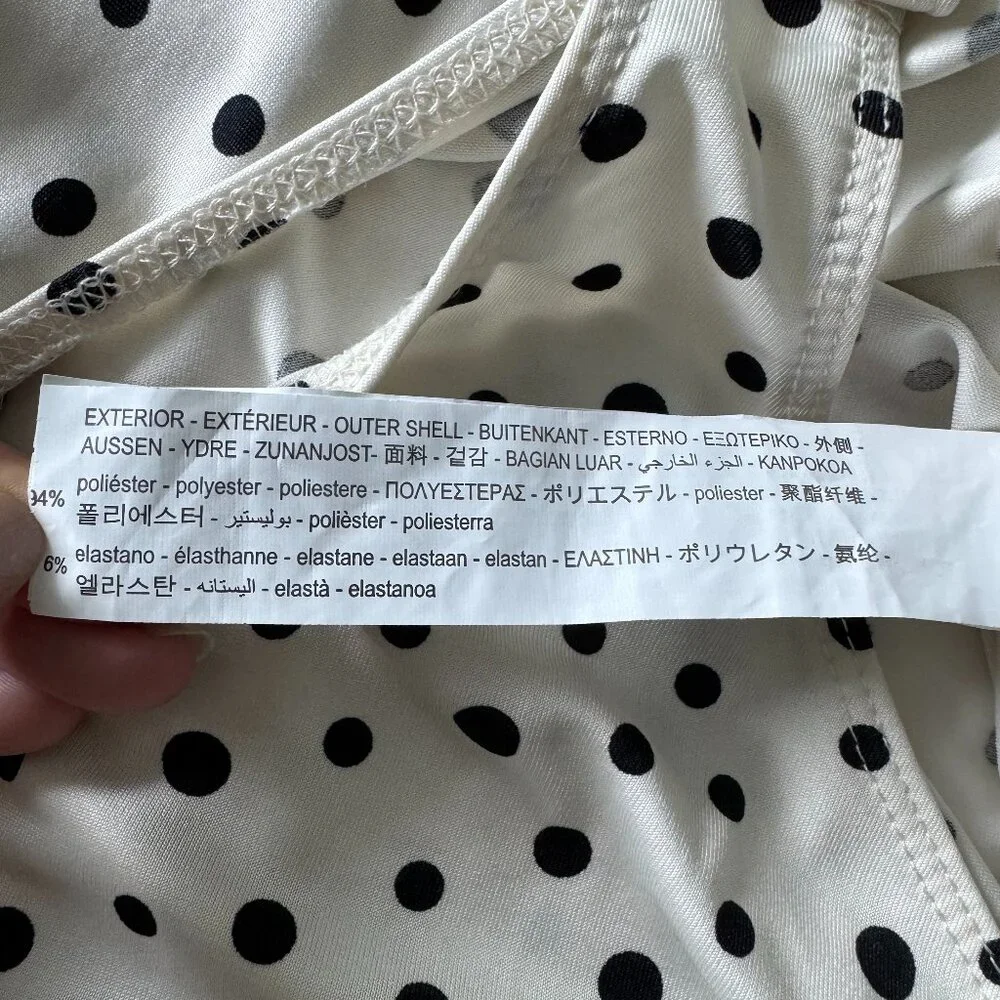 Stradivarius Polka Dot Bodysuit New Without Tags - Size M 🤍 - Picture 6 of 12